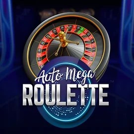 Auto Mega Roulette online game logo by Pragmatic Play on millioneronline.com