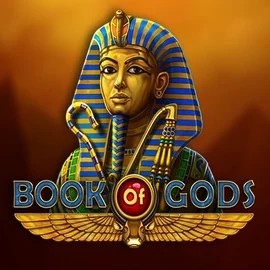 Book of Gods slot logo by BF Games at Millioner Casino