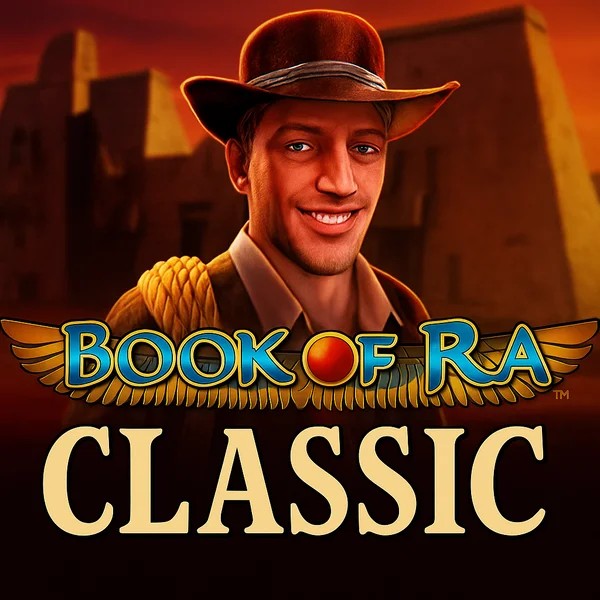 Book of Ra Classic logo – Slots by Novomatic at Millioner Casino