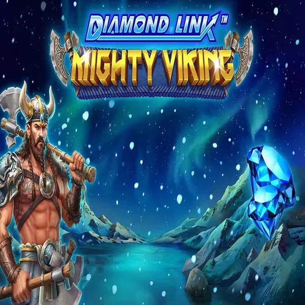 Diamond Link Mighty Viking by Greentube, showcased at millioneronline.com – game logo