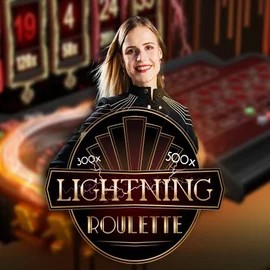 Lightning Roulette logo by Evolution at Millioner Casino