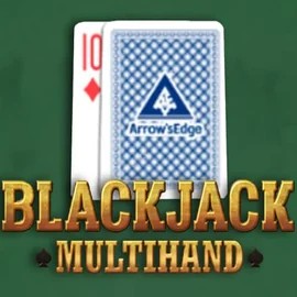 Multihand Blackjack online game logo by Pragmatic Play on millioneronline.com