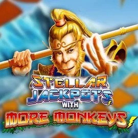 Stellar Jackpots with More Monkeys by Lightning Box Game, showcased at millioneronline.com – game logo
